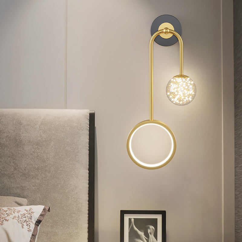 Geometry Shape Wall Lights Modern Style Glass 2-Light Wall Mount Lights