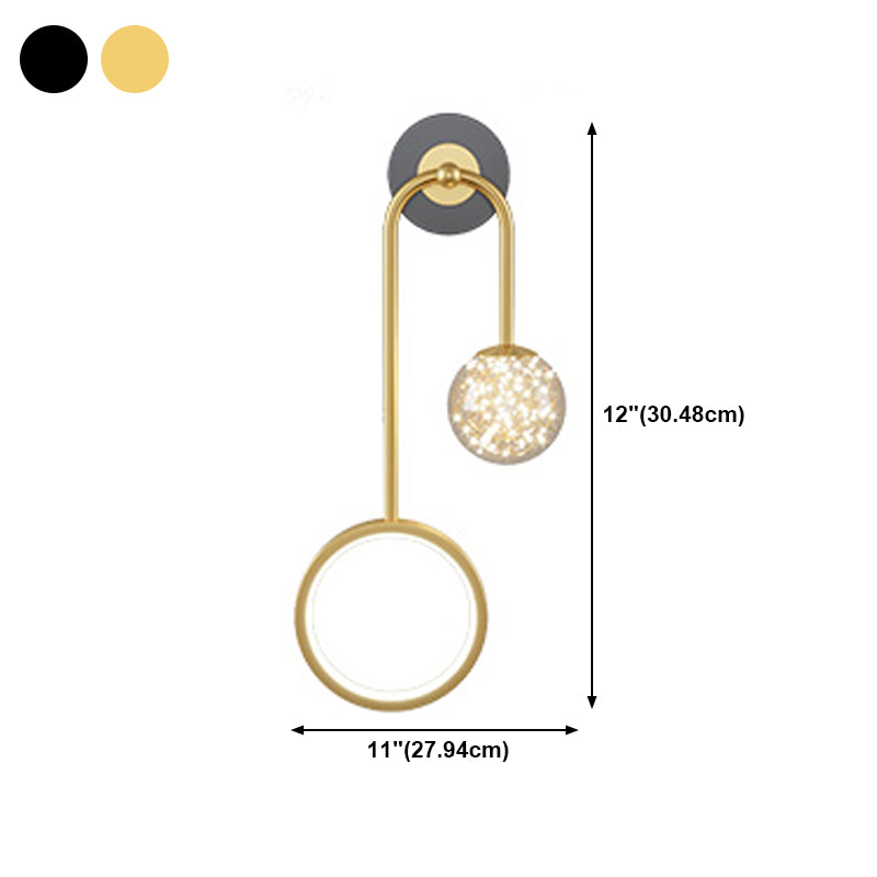 Geometry Shape Wall Lights Modern Style Glass 2-Light Wall Mount Lights