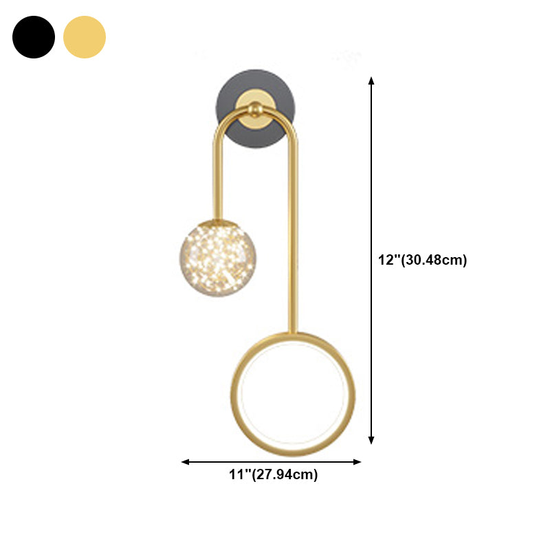 Geometry Shape Wall Lights Modern Style Glass 2-Light Wall Mount Lights