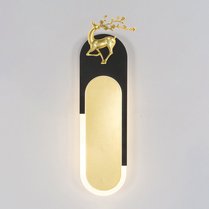 Geometry Shape Wall Light Modern Style Metal 1-Light Wall Mount Light