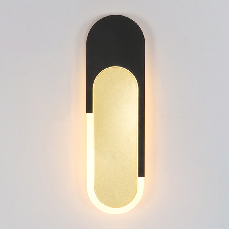 Geometry Shape Wall Light Modern Style Metal 1-Light Wall Mount Light