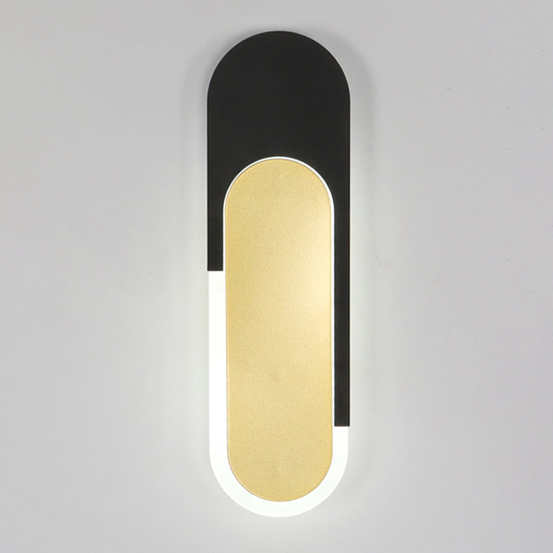 Geometry Shape Wall Light Modern Style Metal 1-Light Wall Mount Light