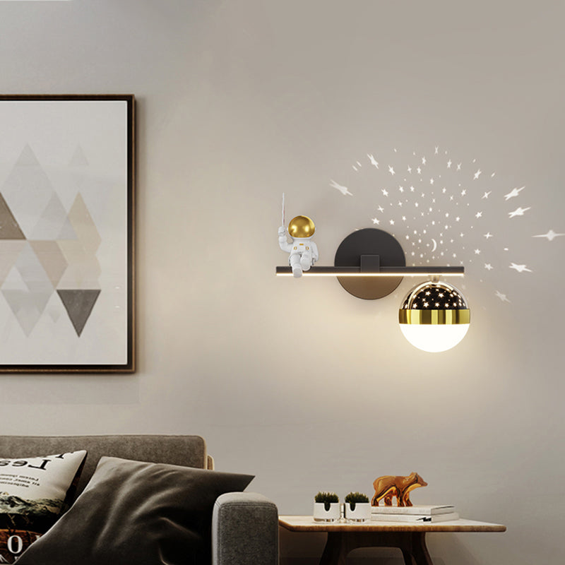 Kids Style Geometry Shape Wall Lights Metal 2-Light Wall Mount Lights