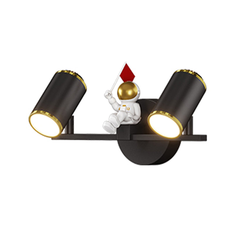 Kids Style Geometry Shape Wall Lights Metal 2-Light Wall Mount Lights