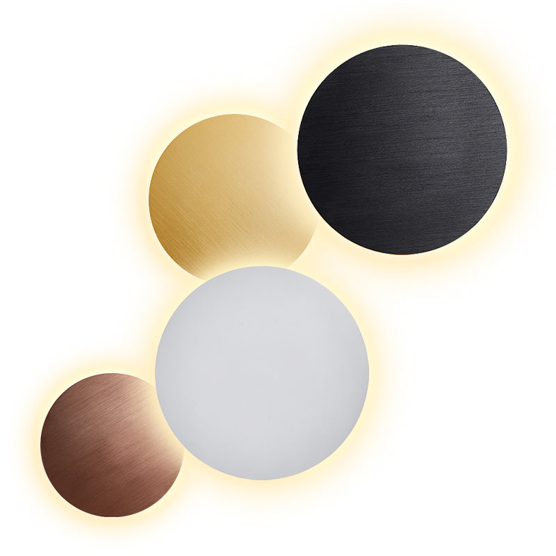 Circle Sconce Light Fixture Modern Style LED Metal Wall Sconce Lighting