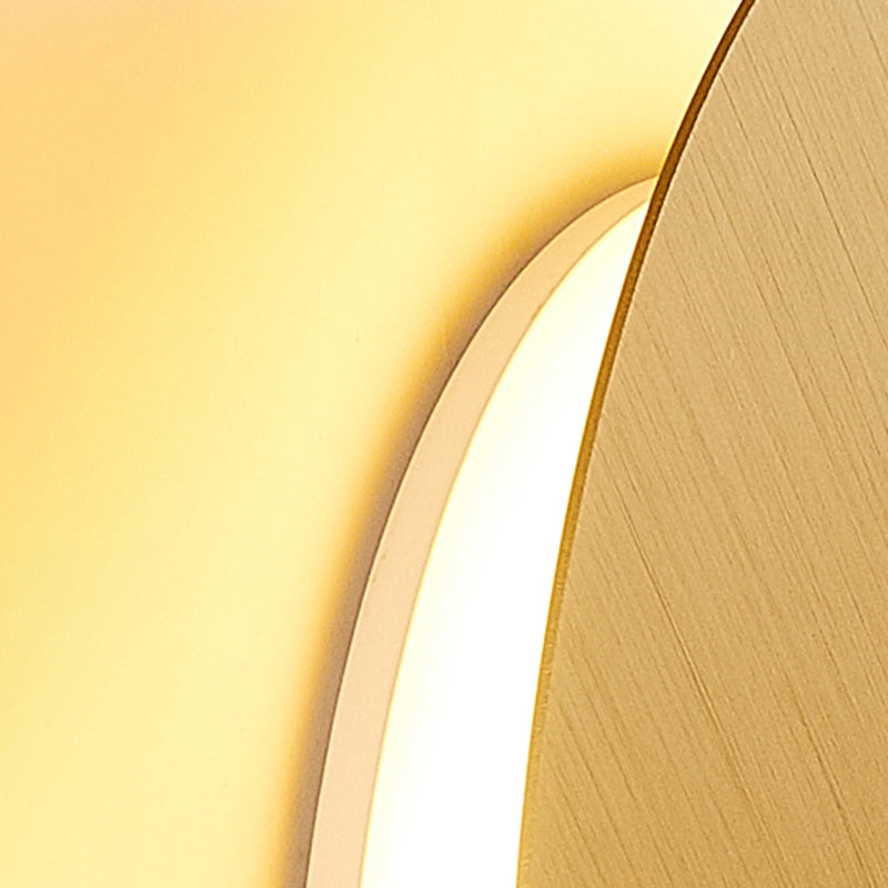 Circle Sconce Light Fixture Modern Style LED Metal Wall Sconce Lighting