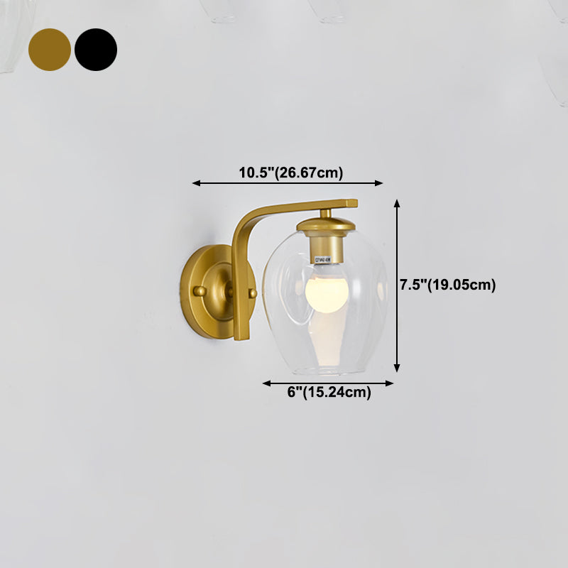 Simplicity Wall Lighting Fixture Round Wall Light Sconce for Bedroom