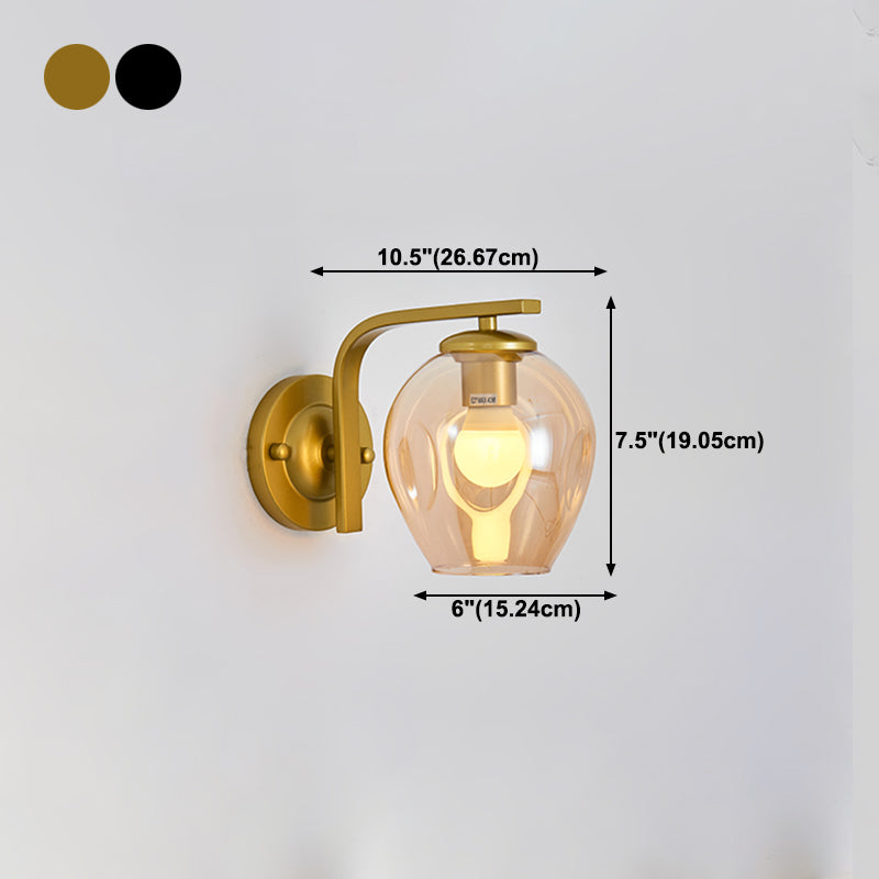 Simplicity Wall Lighting Fixture Round Wall Light Sconce for Bedroom