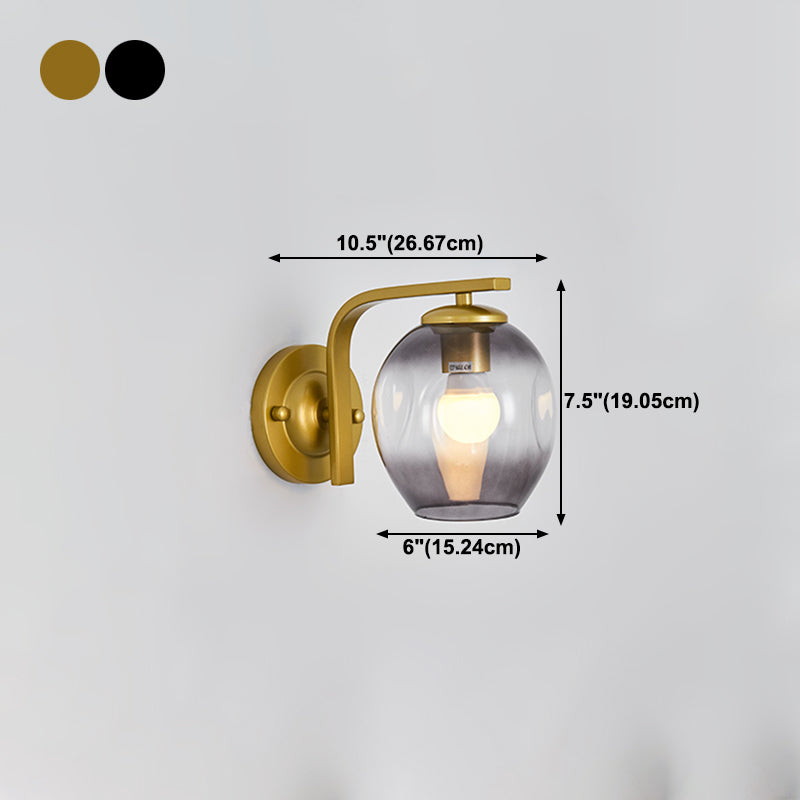 Simplicity Wall Lighting Fixture Round Wall Light Sconce for Bedroom