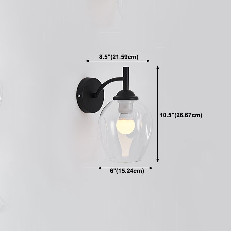 Simplicity Wall Lighting Fixture Round Wall Light Sconce for Bedroom