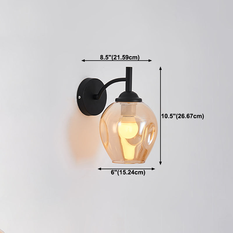 Simplicity Wall Lighting Fixture Round Wall Light Sconce for Bedroom