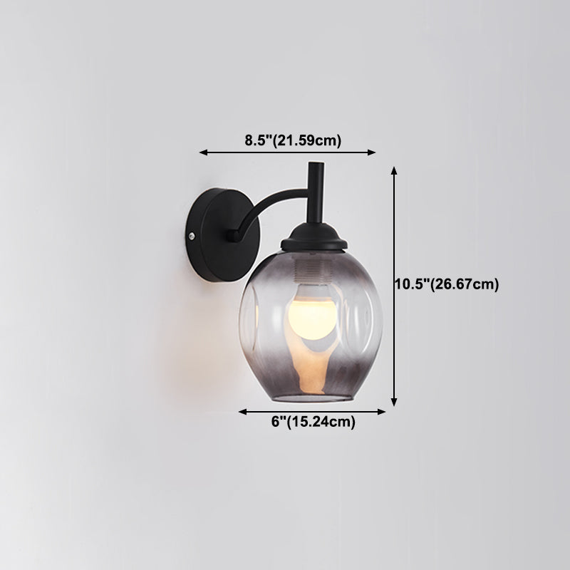 Simplicity Wall Lighting Fixture Round Wall Light Sconce for Bedroom