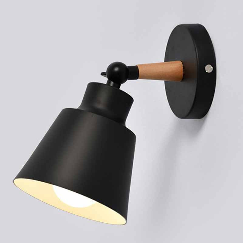 Modern Style Flared Sconce Light Fixtures Metal 1 Light Wall Lighting Ideas