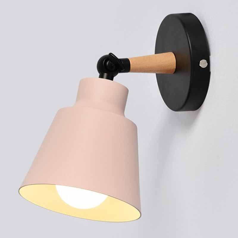 Modern Style Flared Sconce Light Fixtures Metal 1 Light Wall Lighting Ideas