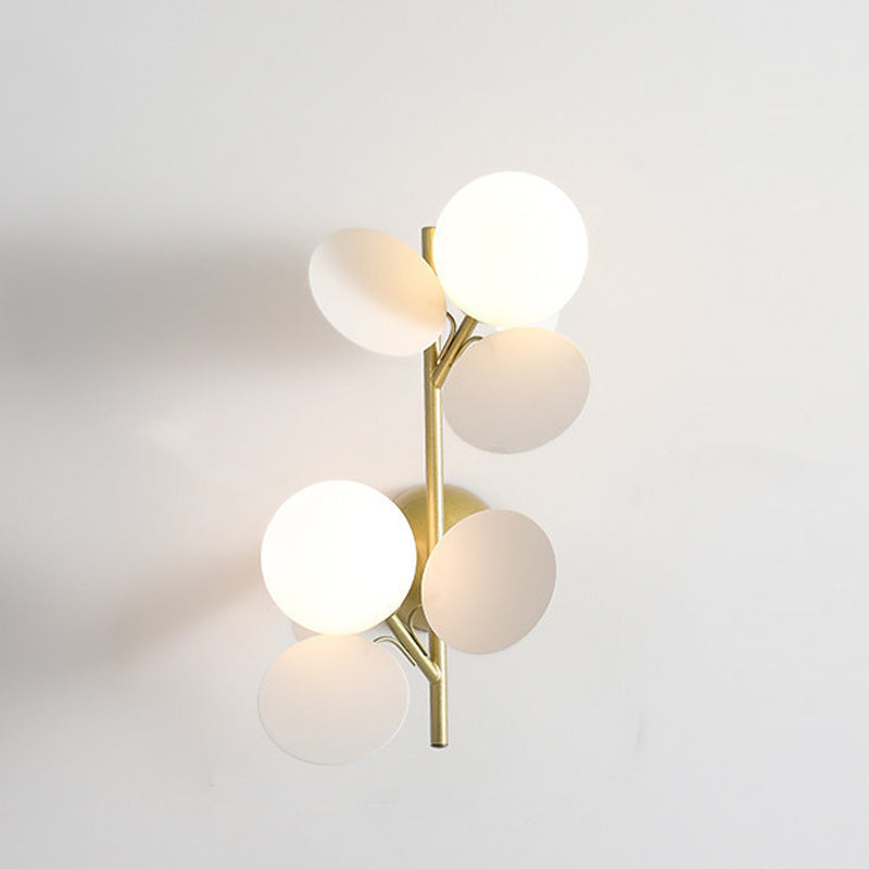 Modern Style Globe Sconce Light Fixtures Metal Multi Lights Wall Lighting Ideas