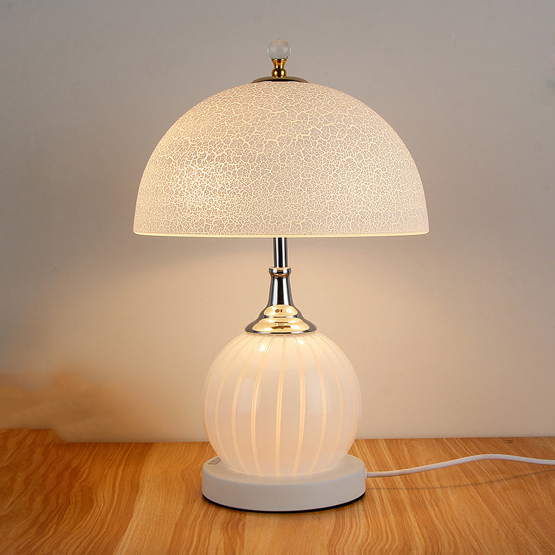 Glass Round Shape Lamp Mount Lighting Modern 2-Lights Lamp Fixture