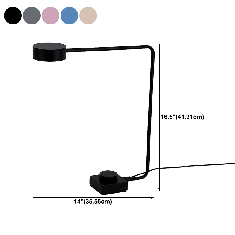 Round Shape Metal Lamp Mount Lighting Modern 1 Light Lamp Fixture