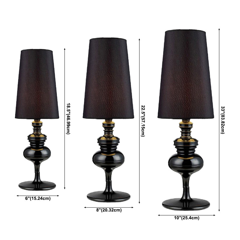 Postmodern Metal Table Lamp 1-Light Desk Light with Metal for Bedroom