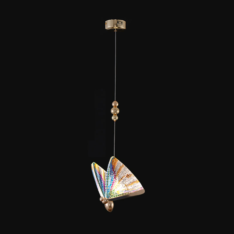 Modern Butterfly Shape Pendant Light Multi Light LED Hanging Pendant for Living Room