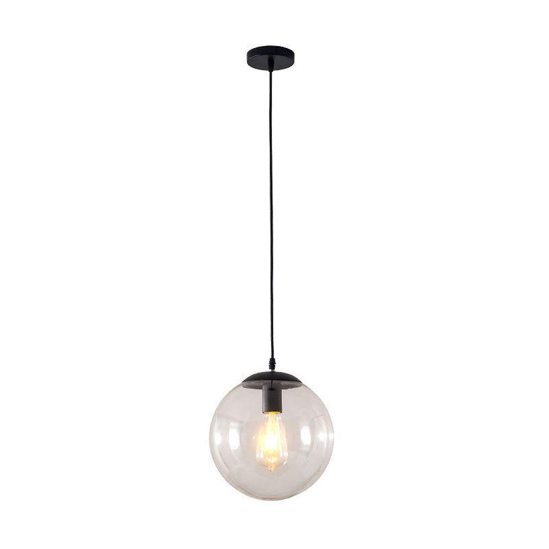 Ball Hanging Lights Industrial Style Glass 1 Light Pendant Light Kit