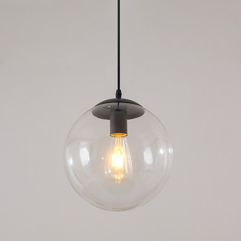 Ball Hanging Lights Industrial Style Glass 1 Light Pendant Light Kit