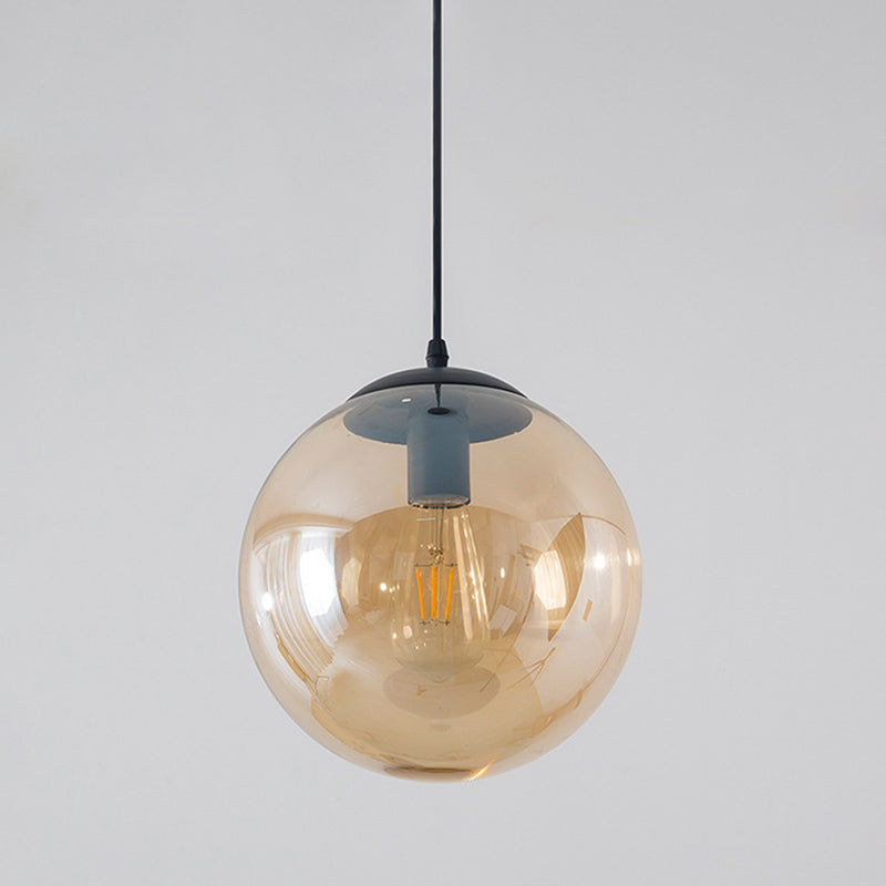 Ball Hanging Lights Industrial Style Glass 1 Light Pendant Light Kit