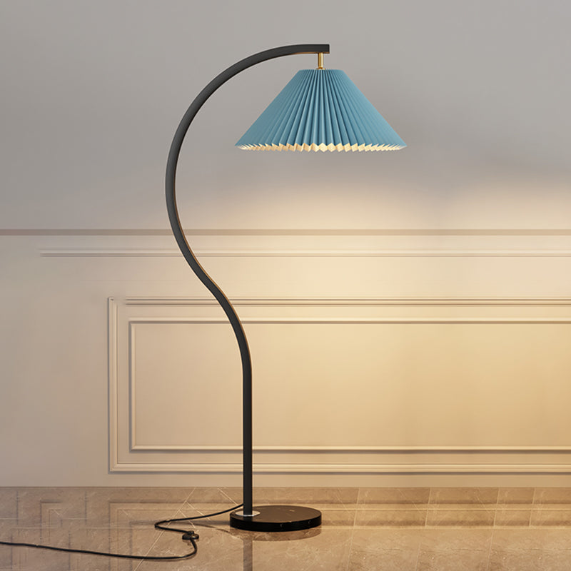 Floor Light Minimalist Style Fabric Floor Lamp for Living Room