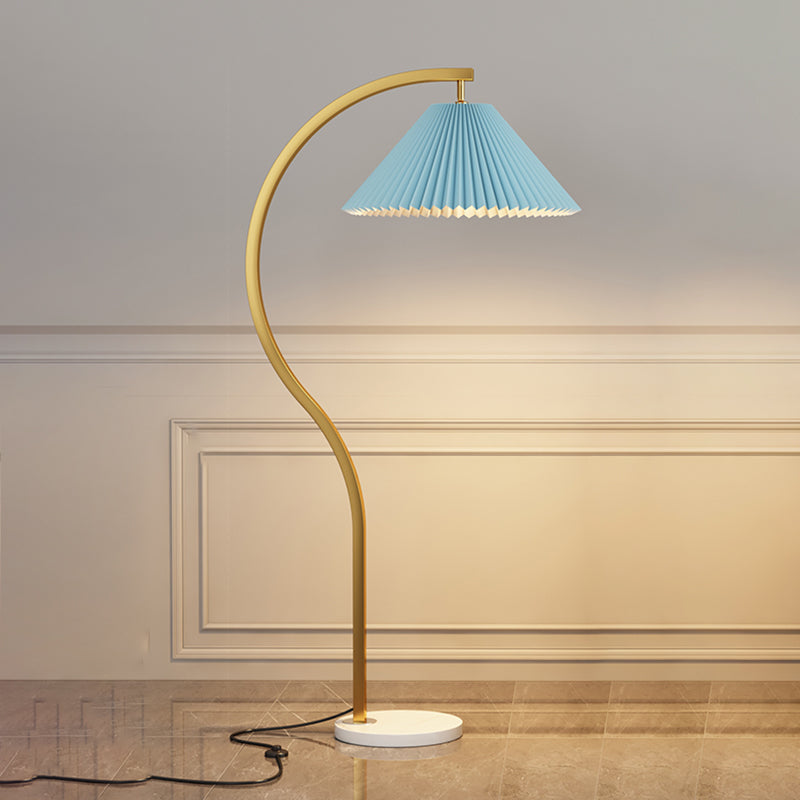 Floor Light Minimalist Style Fabric Floor Lamp for Living Room