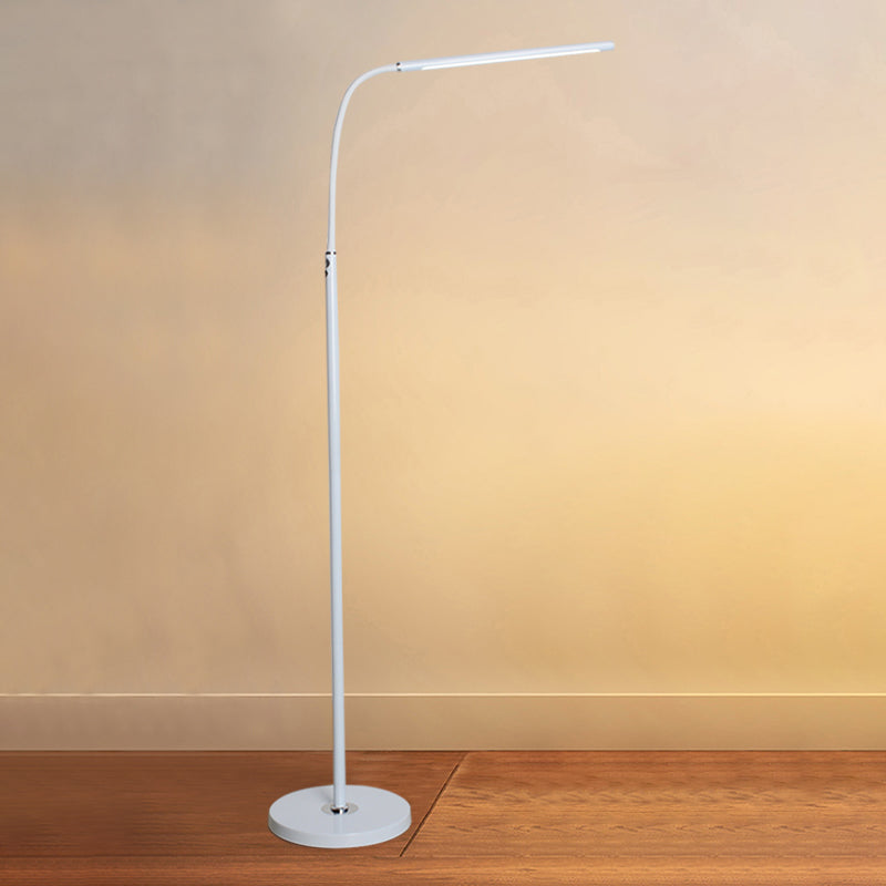 Modern Strip Floor Lamp Metal Single Light LED Floor Light for Living Room