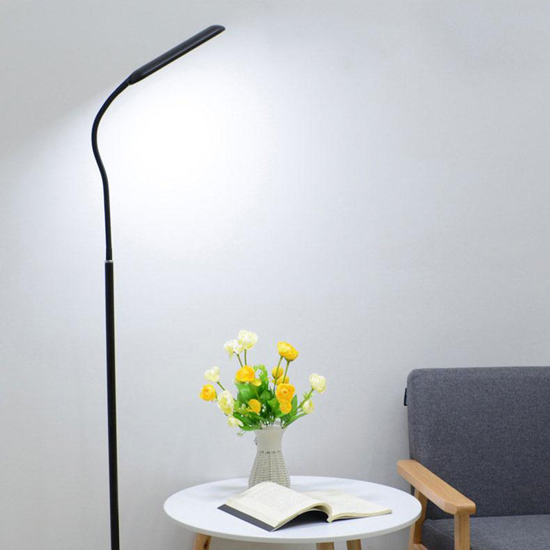 Modern Strip Floor Lamp Metal Single Light LED Floor Light for Living Room