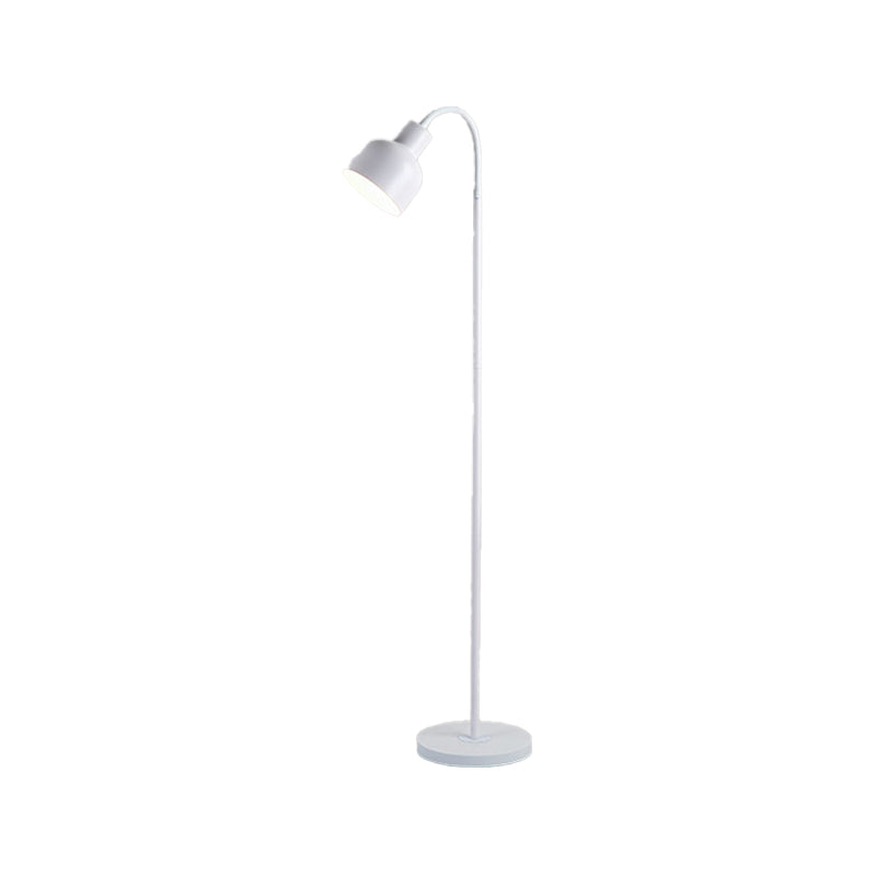 Modern Strip Floor Lamp Metal Colorful 1 Light Floor Light for Living Room