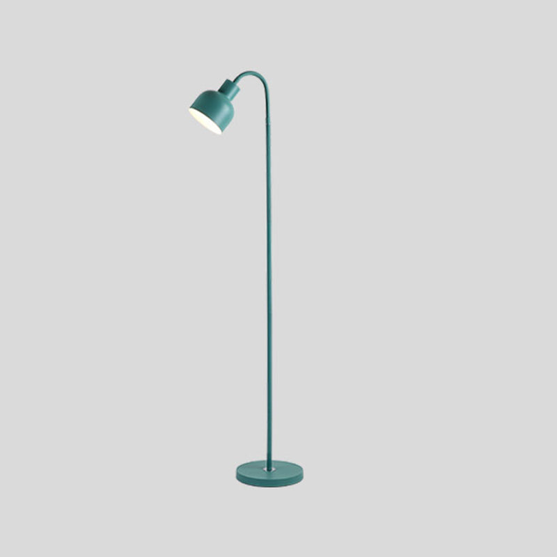 Modern Strip Floor Lamp Metal Colorful 1 Light Floor Light for Living Room