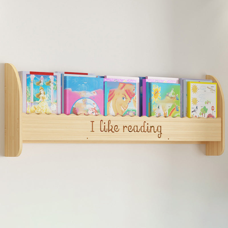 Modern Wall Mounted Bookcase Engineered Wood Bookshelf for Home Use