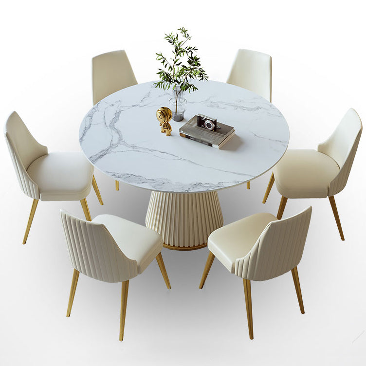 Nordic Style 1/4/5/7 Pieces Dining Sintered Stone Dining Table Set for Kitchen