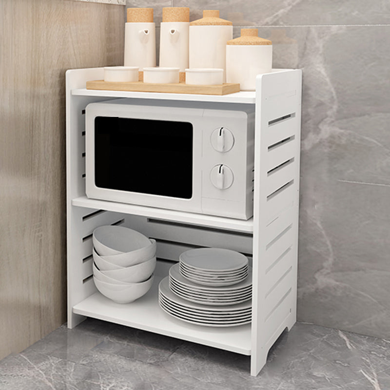 11.81"W Bookcase Contemporary Style Pure White Bookshelf for Home Office