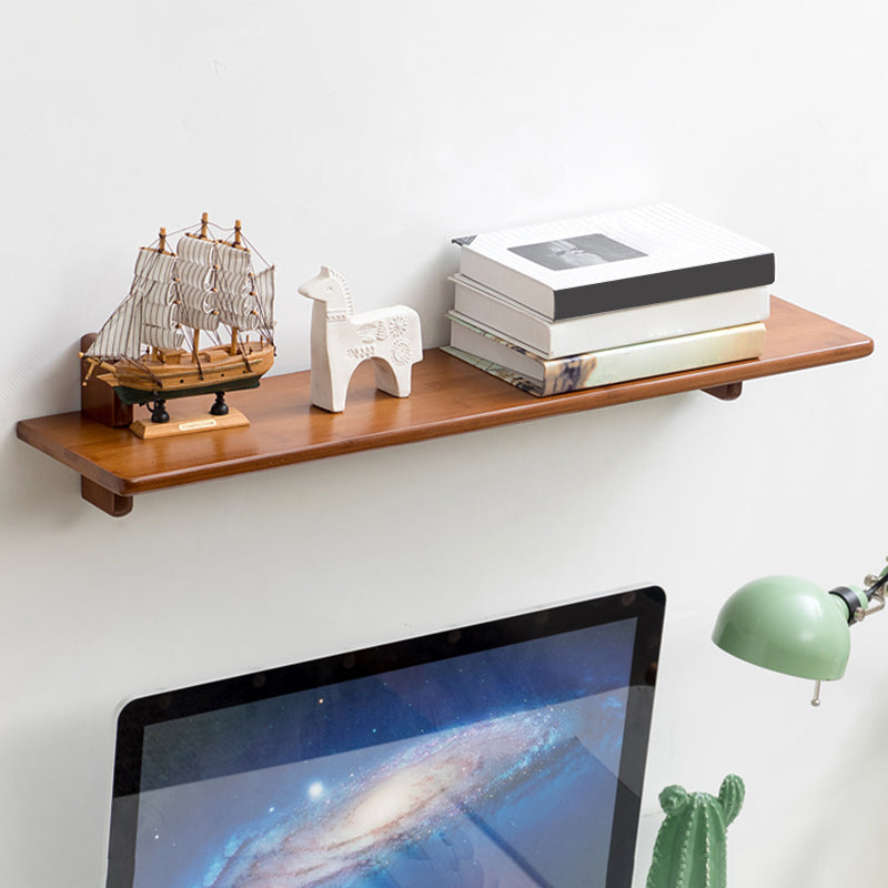 Modern Style Wood Bookcase Closed Back Bookshelf for Home Office