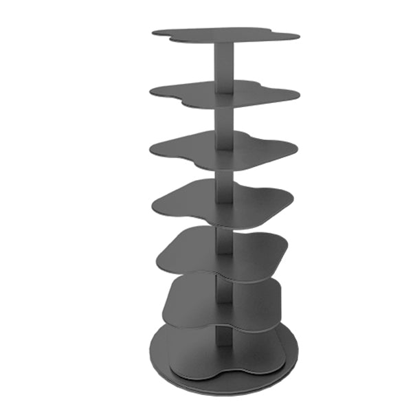 Home Office Geometric Bookcase Modern Style Metal Bookshelves