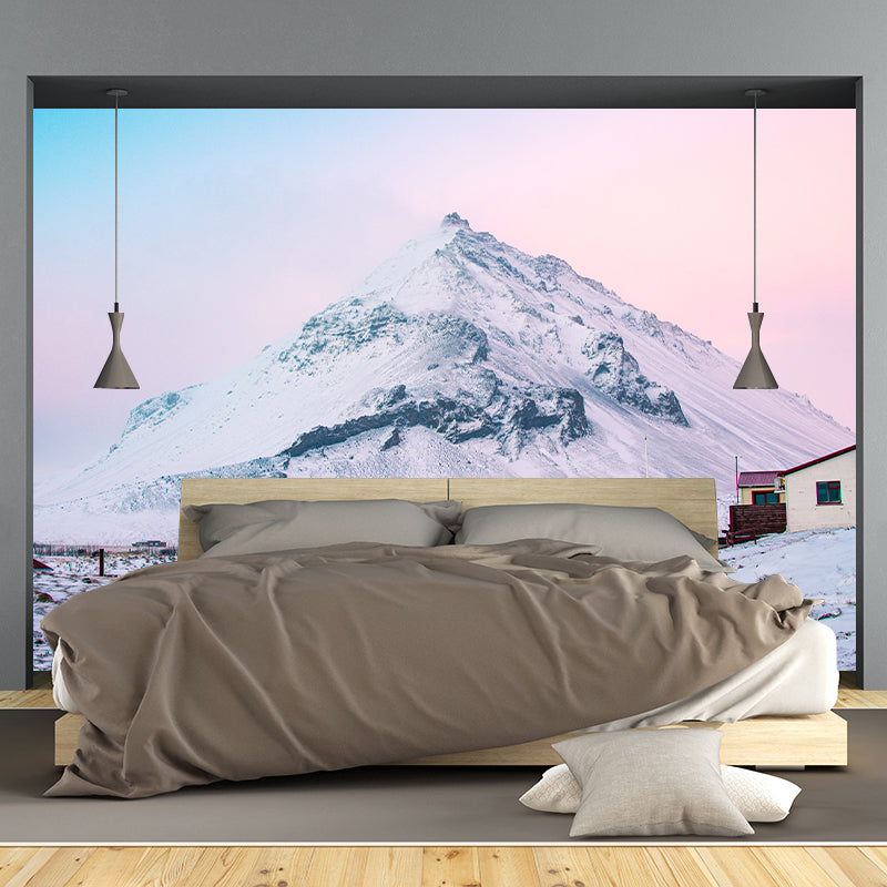 Wallpaper Photography Stain Resistant Wall Mural Mountain Range Sitting Room Wall Mural