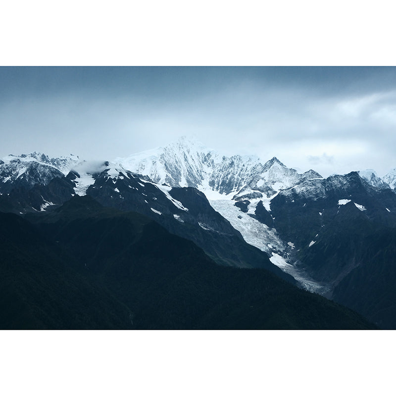 Wallpaper Photography Stain Resistant Wall Mural Mountain Range Sitting Room Wall Mural