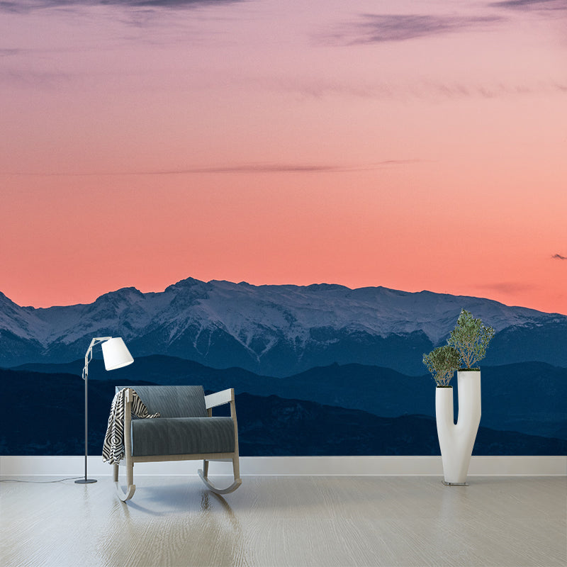Mountain Range Mildew Resistant Mural Wallpaper Indoor Wall Mural