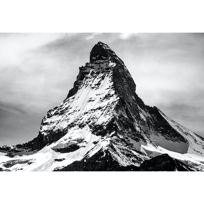 Decorative Photography Mural Wallpaper Mountain Range Indoor Wall Mural