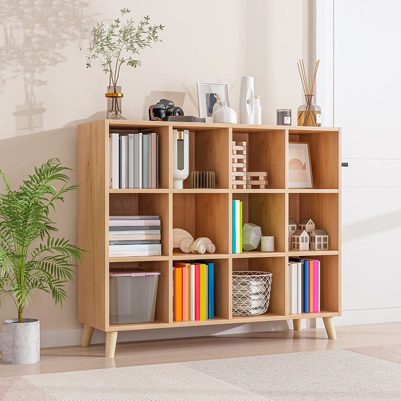 Cube Shelf Bookcase Engineered Wood Bookshelf for Study Room