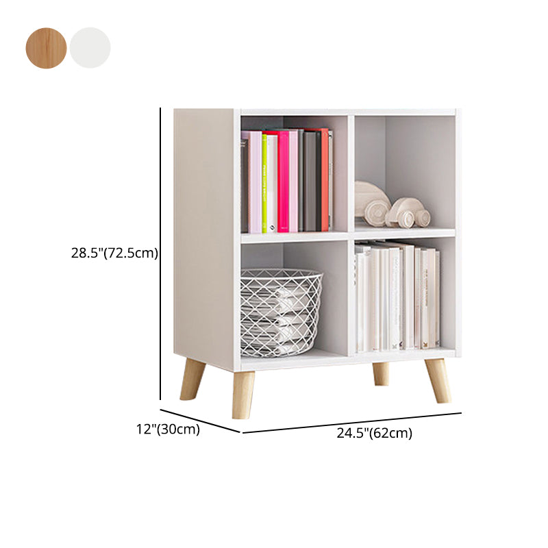 Cube Shelf Bookcase Engineered Wood Bookshelf for Study Room