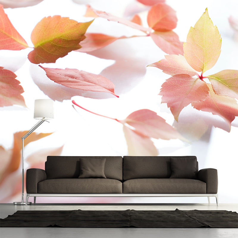 Photography Plants Mural Mildew Resistant Wallpaper Sleeping Room Wall Mural