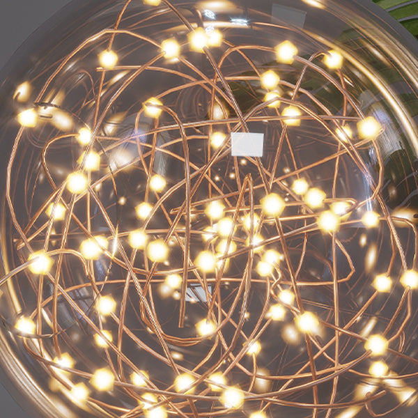 Round Shape LED Sky Star Ceiling Lamp Modern Iron 3 Lights Flush Mount for Dining Room