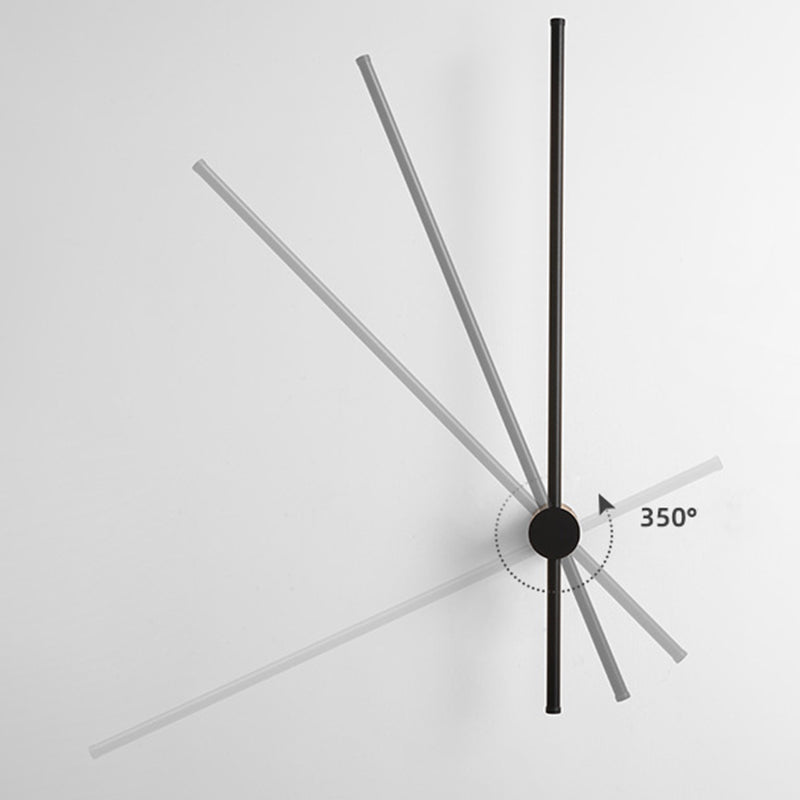 Linear Wall Light Fixture Modern Style LED Wall Light Sconce for Living Room