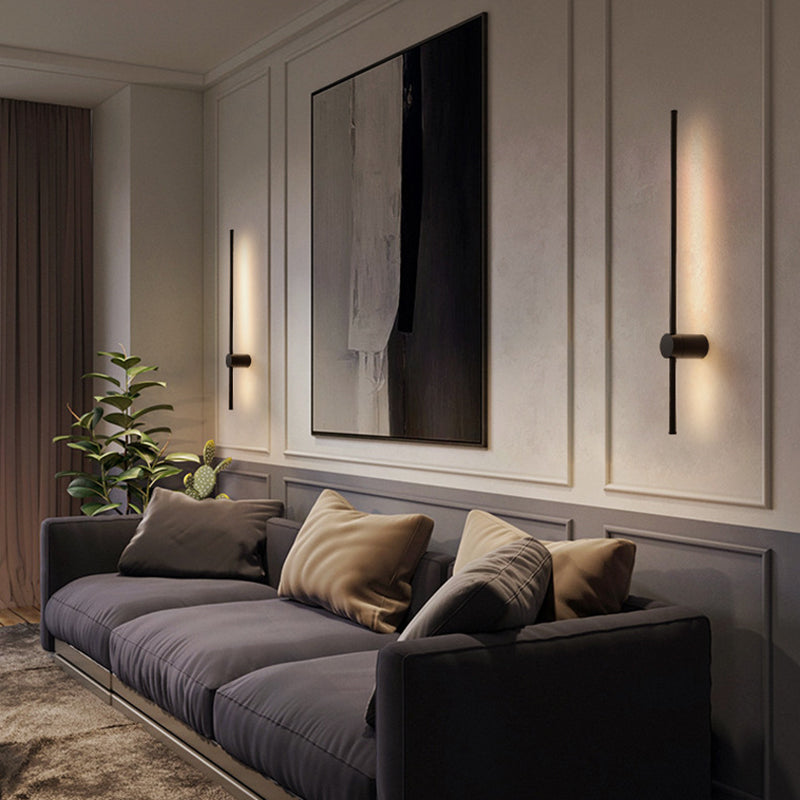 Linear Wall Light Fixture Modern Style LED Wall Light Sconce for Living Room