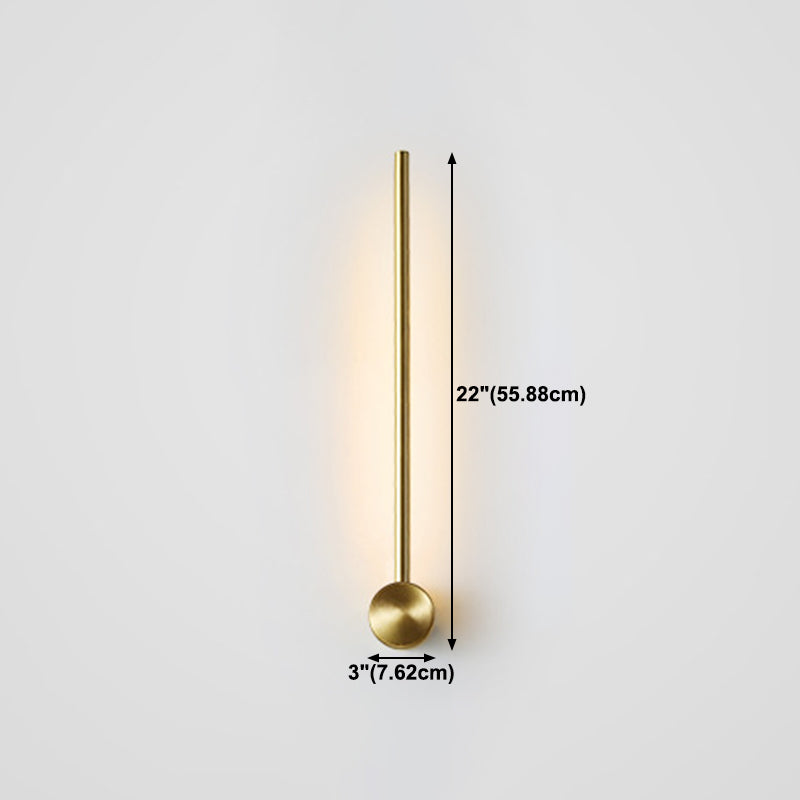 Linear Wall Light Fixture Modern Style LED Wall Light Sconce for Living Room