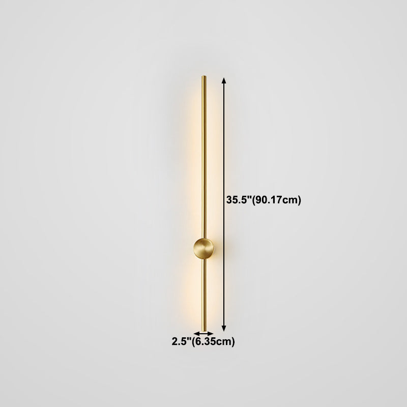 Linear Wall Light Fixture Modern Style LED Wall Light Sconce for Living Room