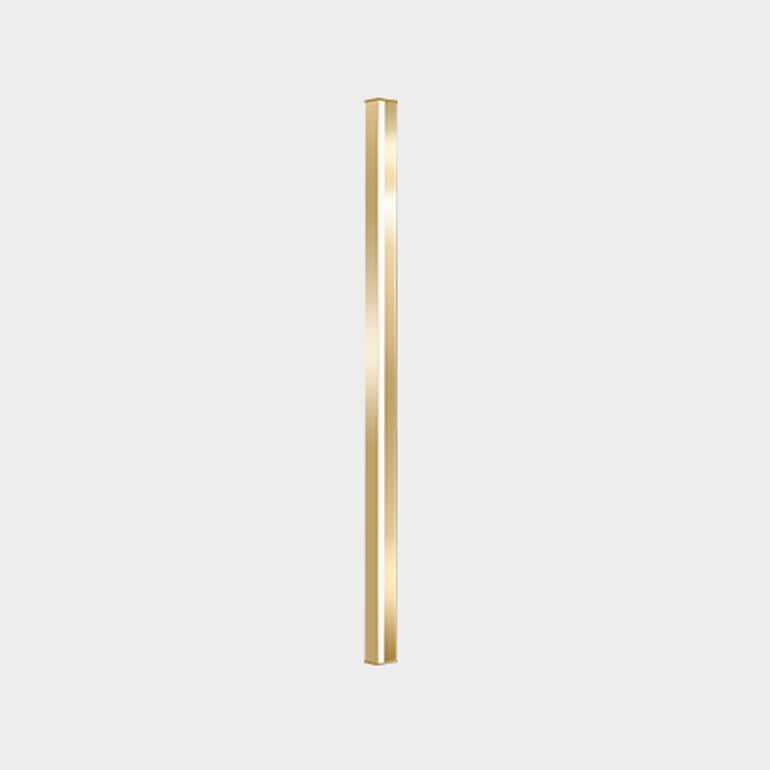 Linear Shape Metal Wall Light Modern Style Single Light Wall Lighting Idea